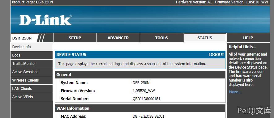 D-Link DSR-250N 万能密码漏洞